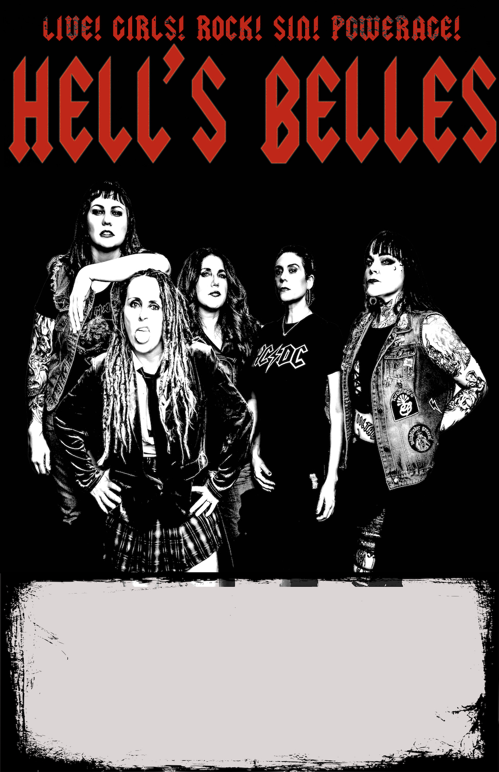 Hells Belles Poster Template
